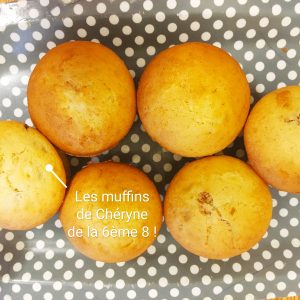 Les muffins de Chéryne O. - 6ème8